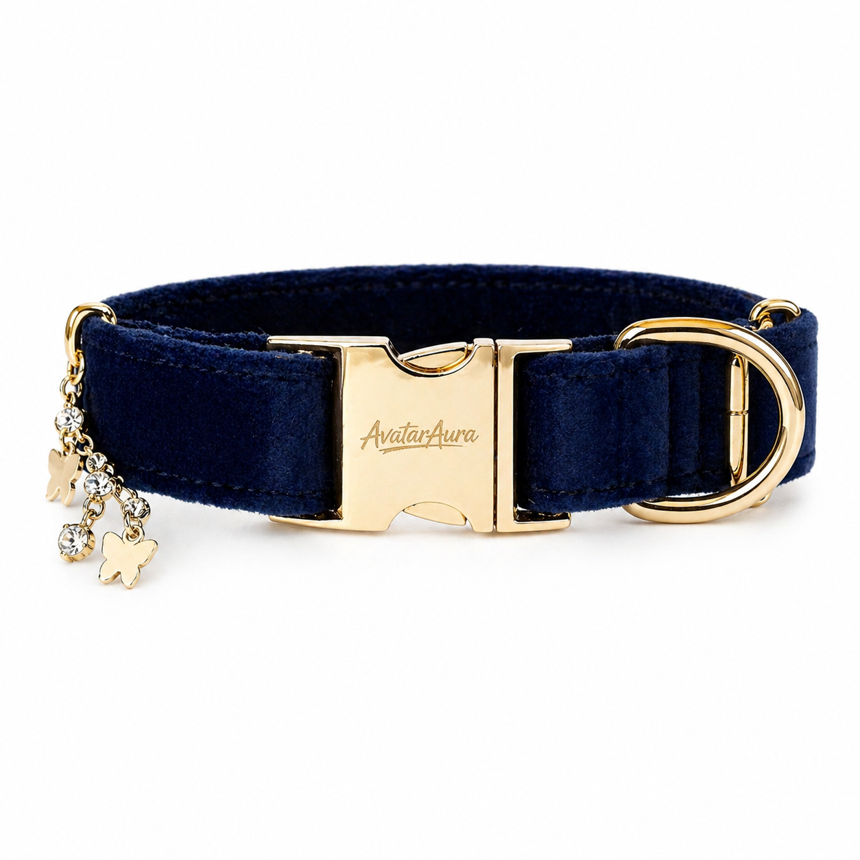 Celestial Crown Velvet Pet Collar