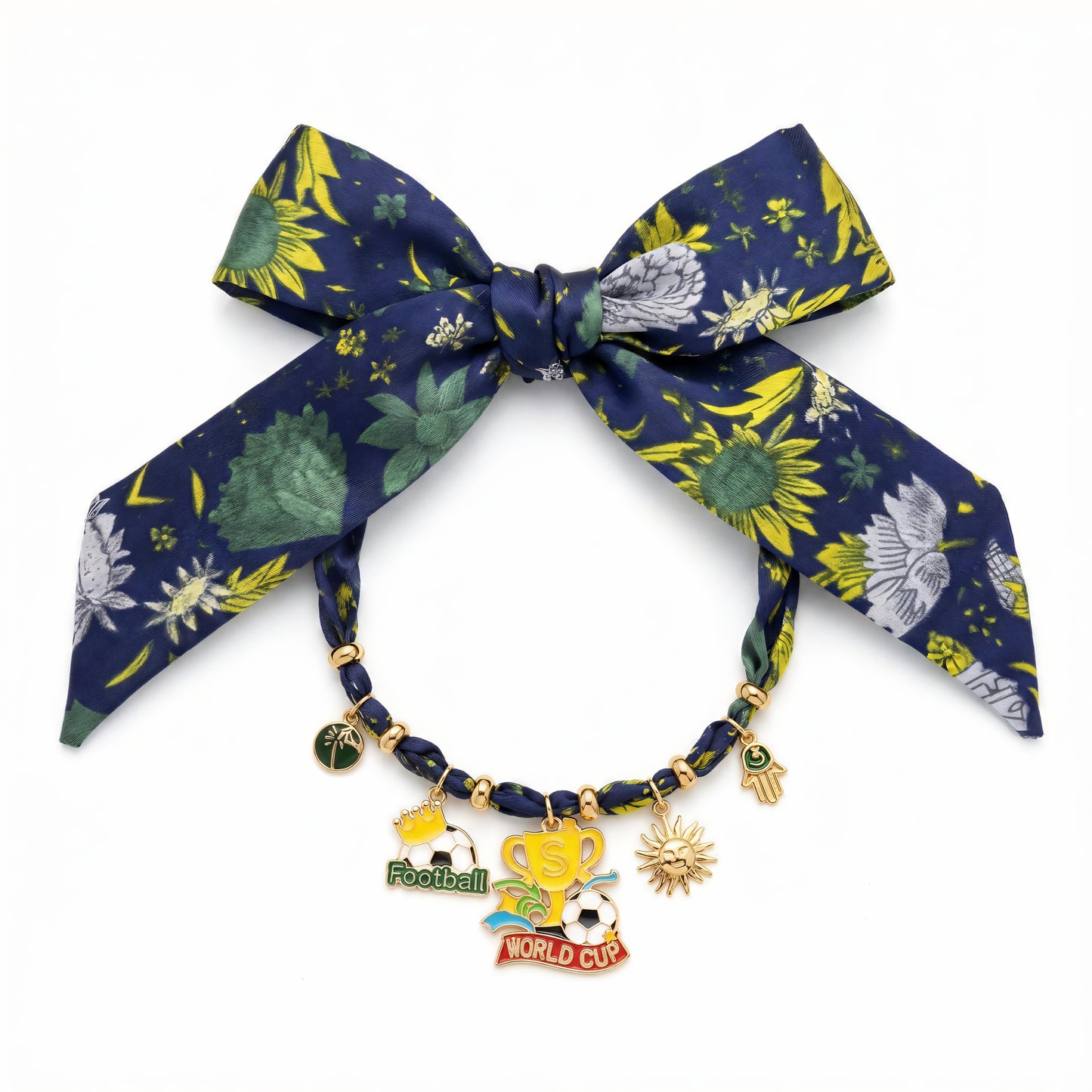 Royal Garden Silk Pet Scarf Necklace – Championship Football Game