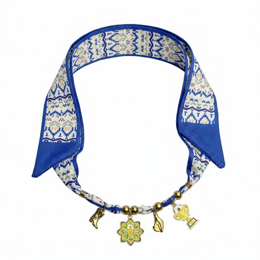Heritage Goal Silk Pet Scarf Necklace – Football Edition