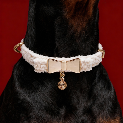 【Snow】LUXURY TEDDY FLEECE PET COLLAR