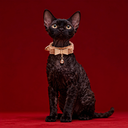 【Caramel】LUXURY TEDDY FLEECE PET COLLAR