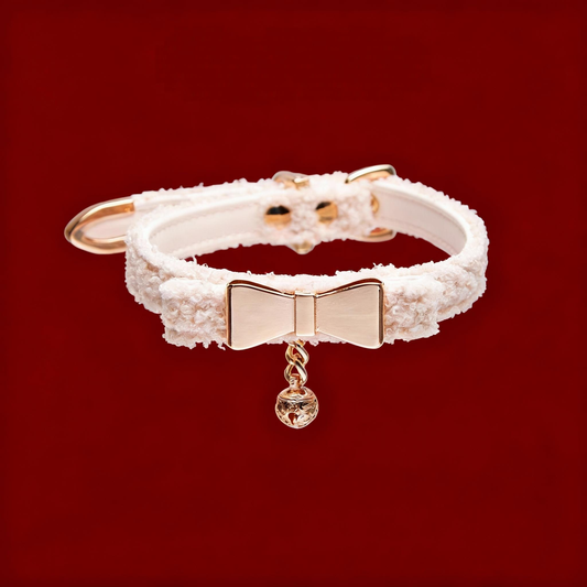 【Snow】LUXURY TEDDY FLEECE PET COLLAR