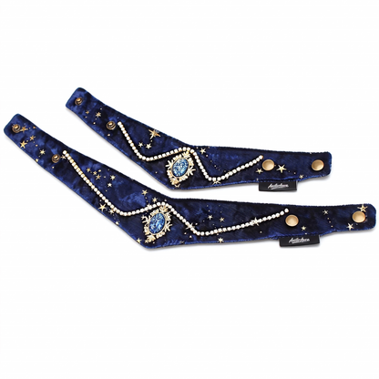 Velvet Blue Ocean Collar