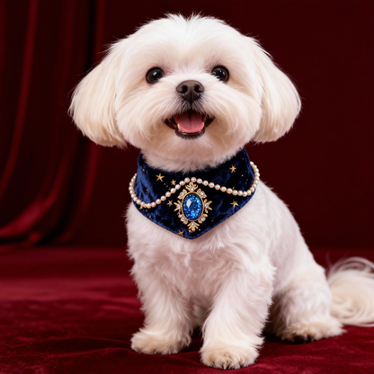 Velvet Blue Ocean Collar