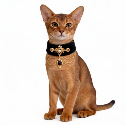 BLACK VELVET  COLLAR