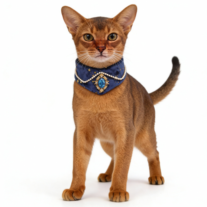 Velvet Blue Ocean Collar