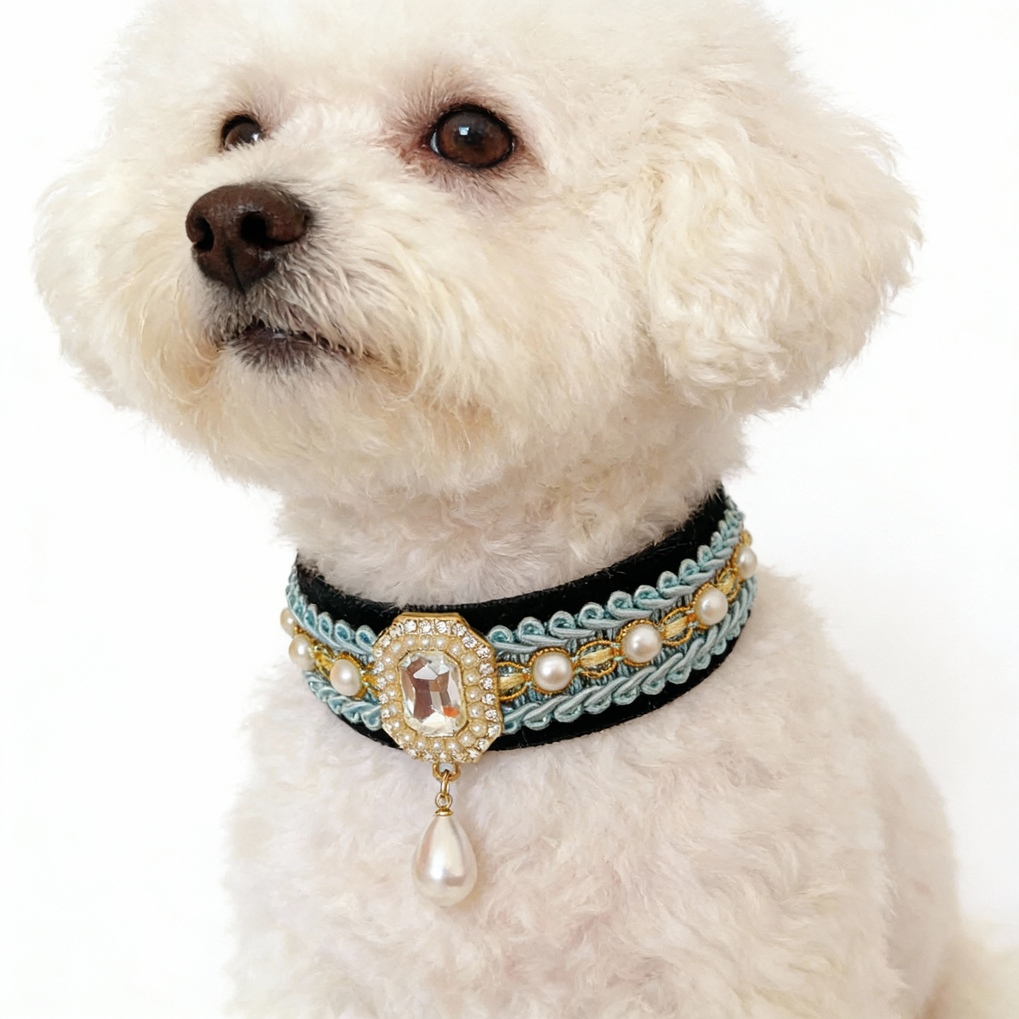 Blue Couture Collar
