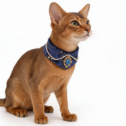Velvet Blue Ocean Collar