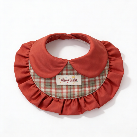 Caramel Maple Bibs - Sweetheart Collar