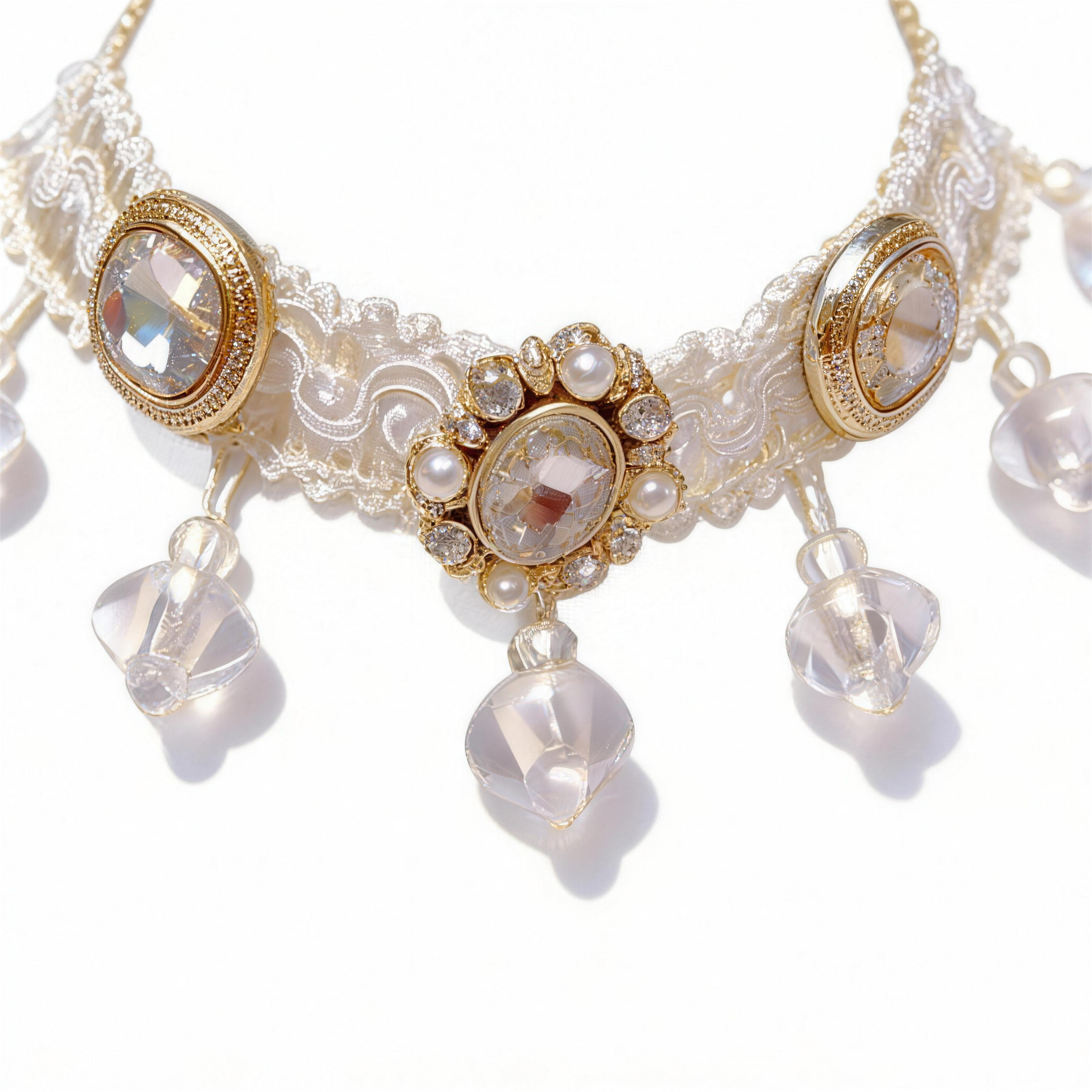 LUXURY VINTAGE LACE  COLLAR