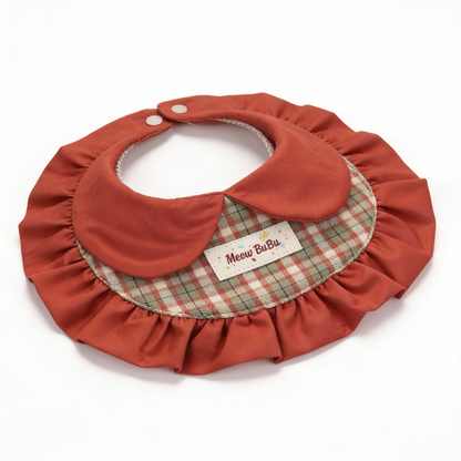 Caramel Maple Bibs - Sweetheart Collar
