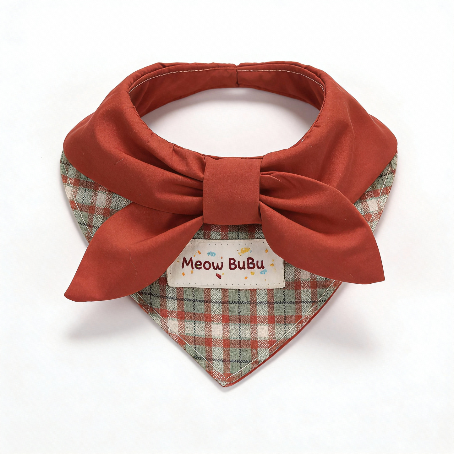 Caramel Maple Bibs - Bow Triangle