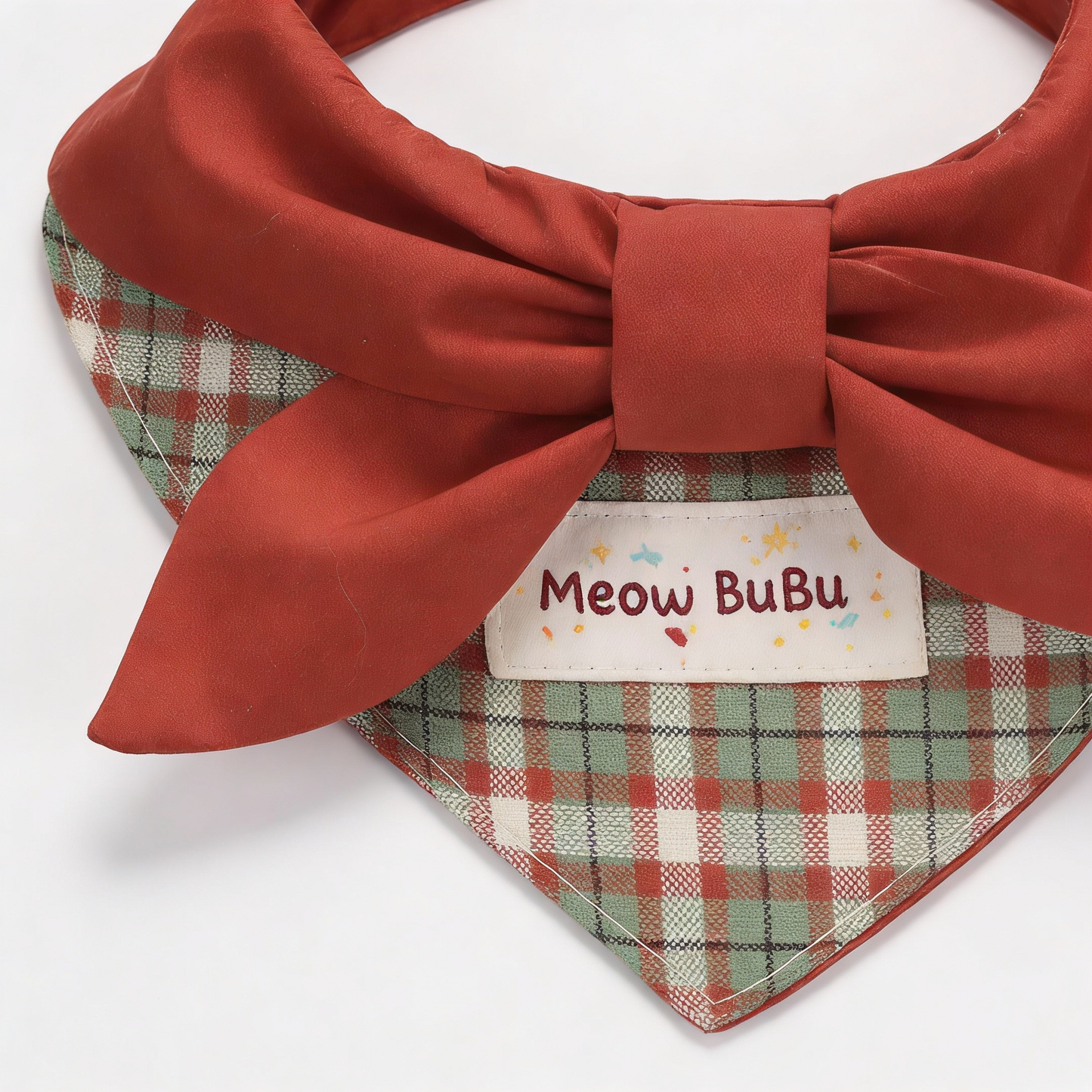 Caramel Maple Bibs - Bow Triangle