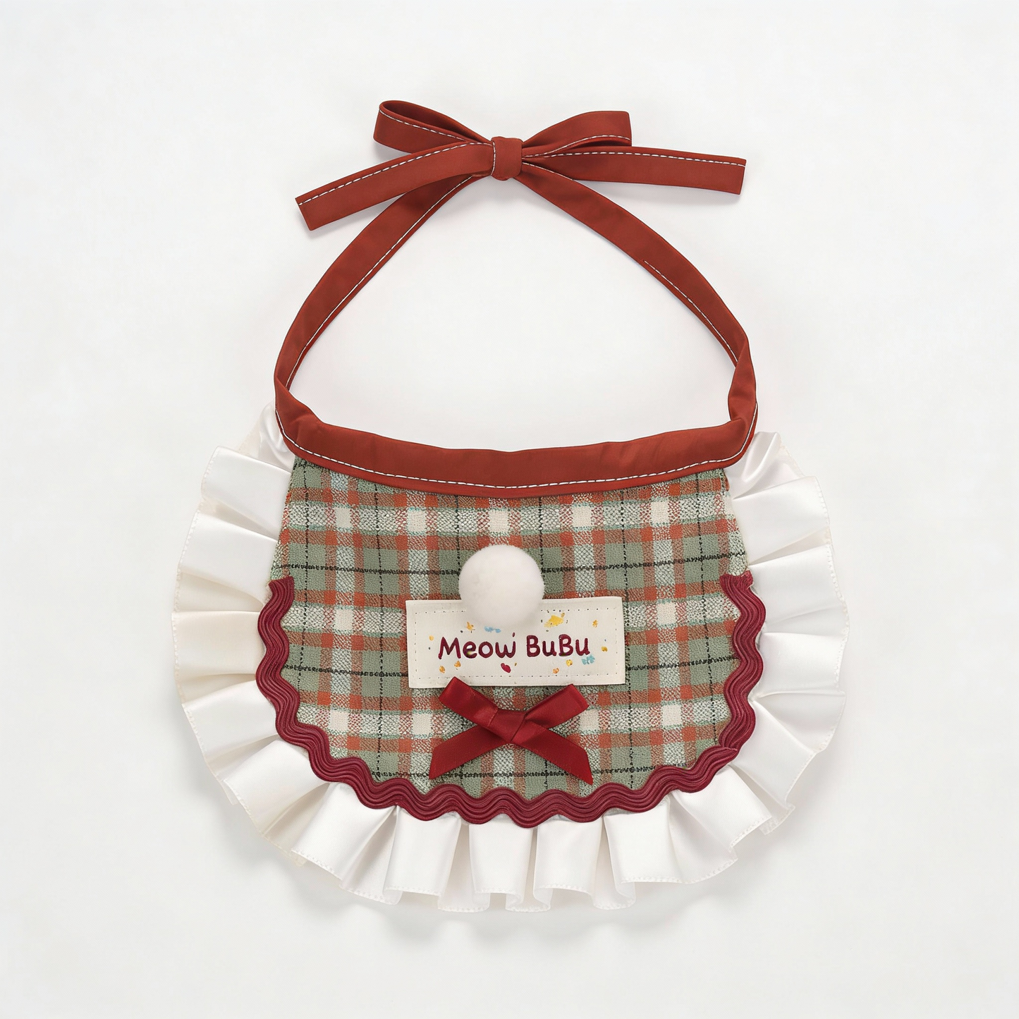 Caramel Maple Bibs - Snowball Bow
