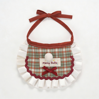 Caramel Maple Bibs - Snowball Bow