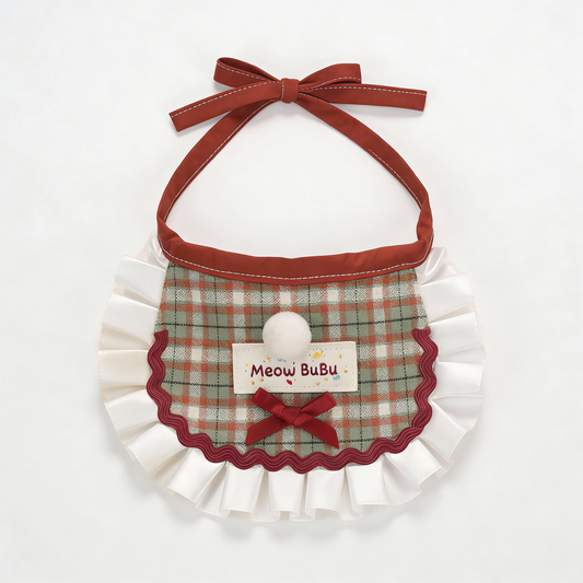 Caramel Maple Bibs - Snowball Bow