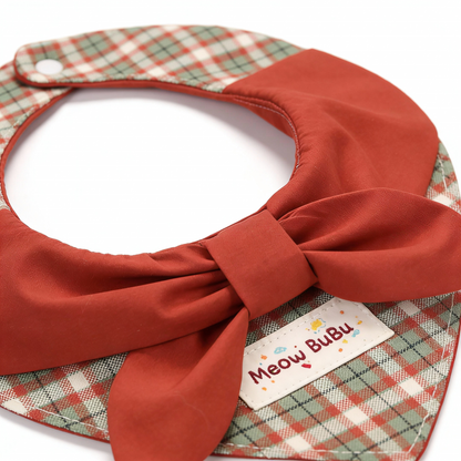 Caramel Maple Bibs - Bow Triangle