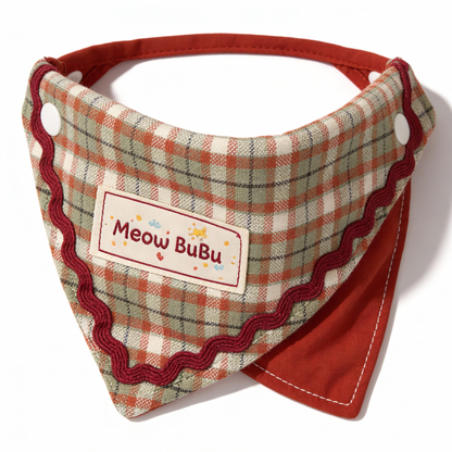 Caramel Maple Bibs - Classic Triangle