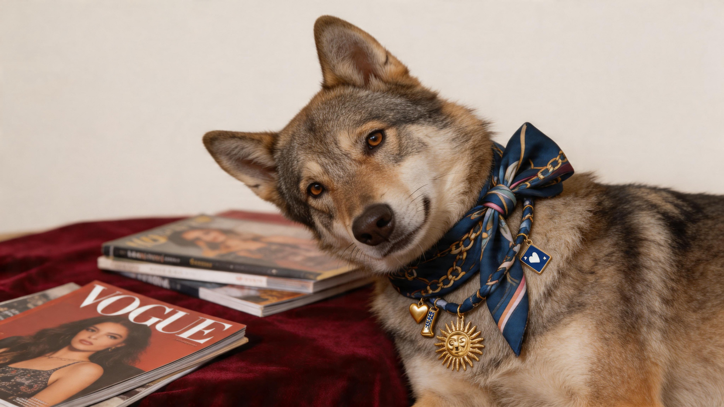 Celestial Royale Pet Scarf Necklace