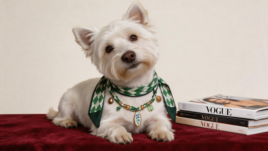 Verdant Ivy Pet Scarf Necklace